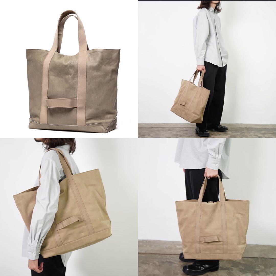 トートバッグ nonnative ノンネイティブ レザー バッグ ベージュ 美品