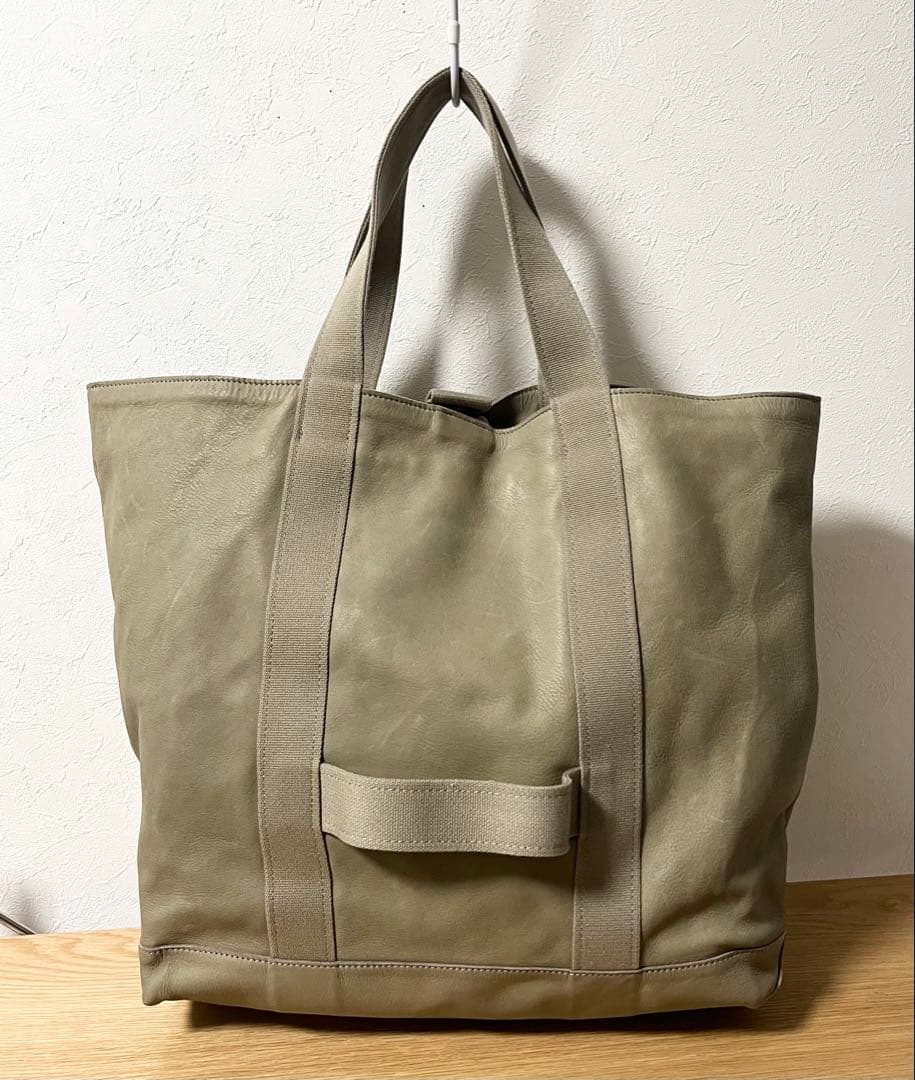 トートバッグ nonnative ノンネイティブ レザー バッグ ベージュ 美品