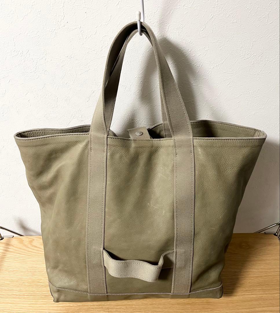トートバッグ nonnative ノンネイティブ レザー バッグ ベージュ 美品