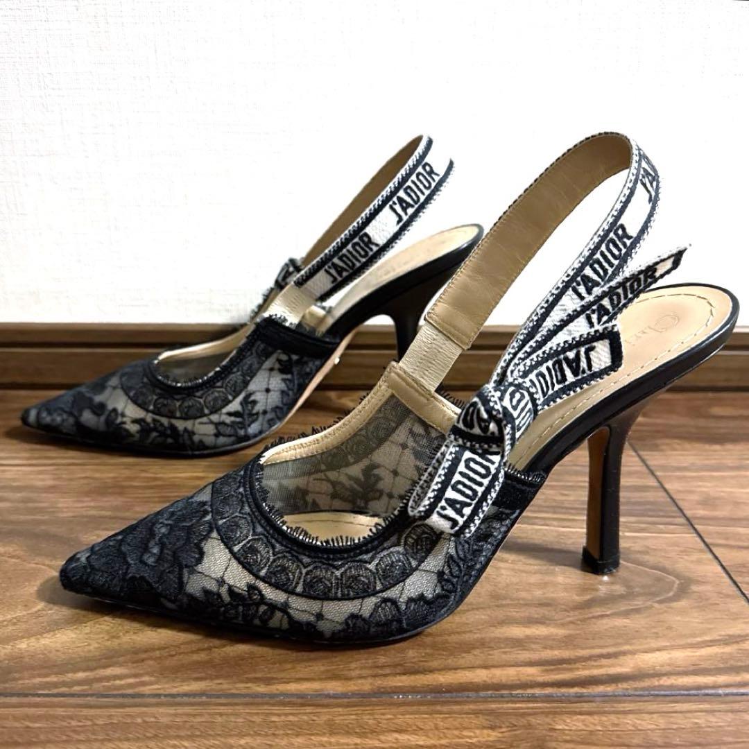 Christian Dior J'Adior スリングバックパンプス ブラック