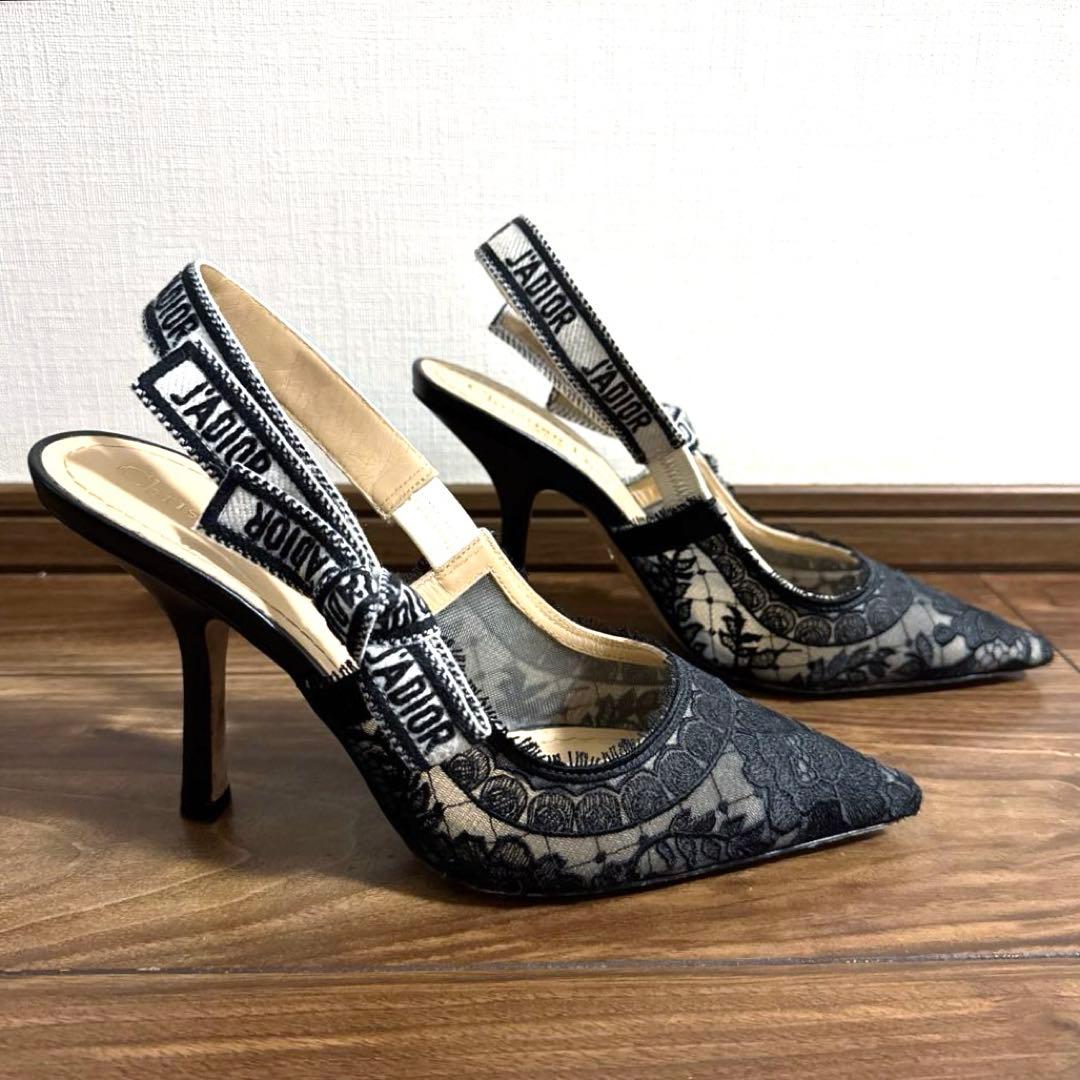 Christian Dior J'Adior スリングバックパンプス ブラック