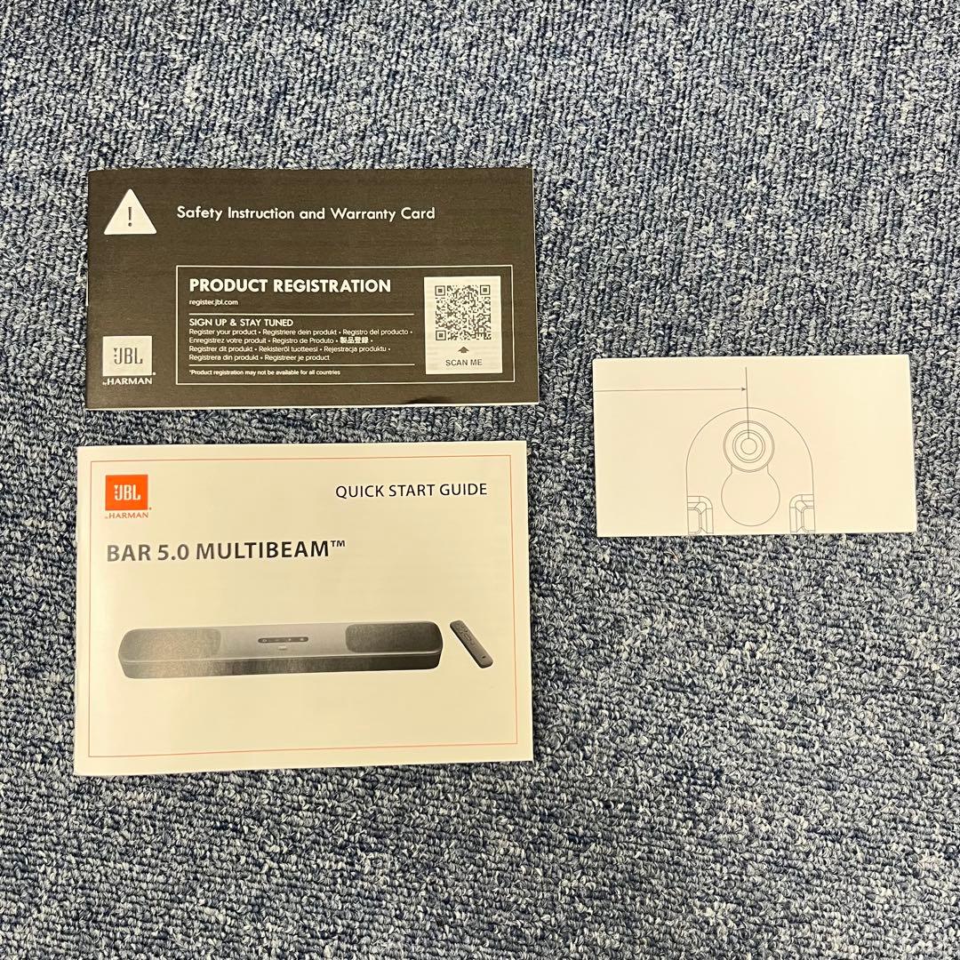 未使用品 JBL サウンドバー Bar 5.0 MultiBeam