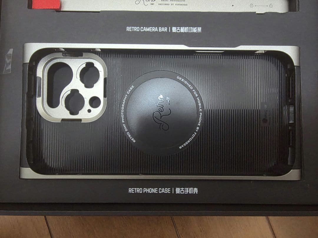 Fotorgear iPhoneケースレトロデザイン撮影グリップ・フィルター対応