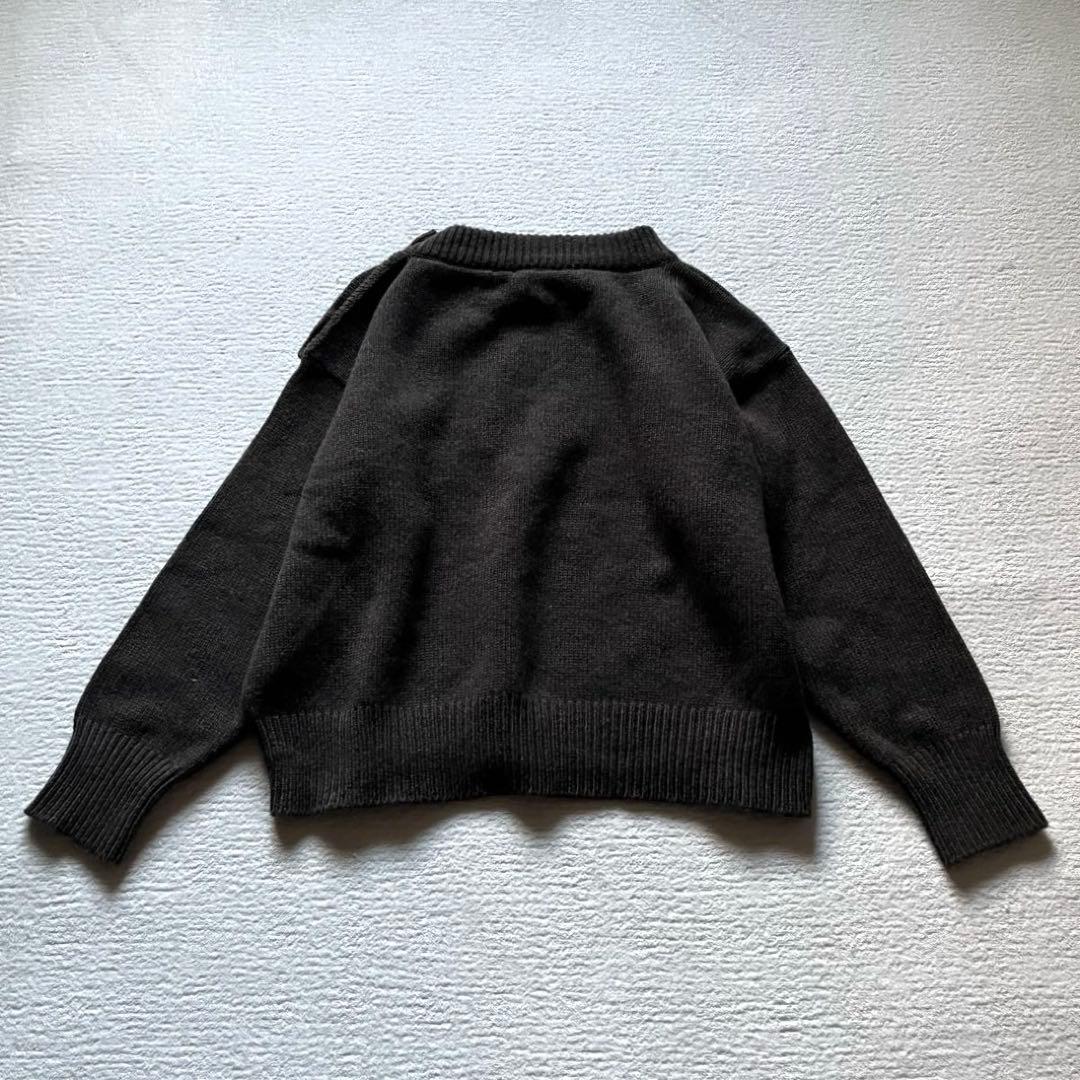 美品 マーガレットハウエル ショルダーボタン カシミヤニット M 定価6.4万