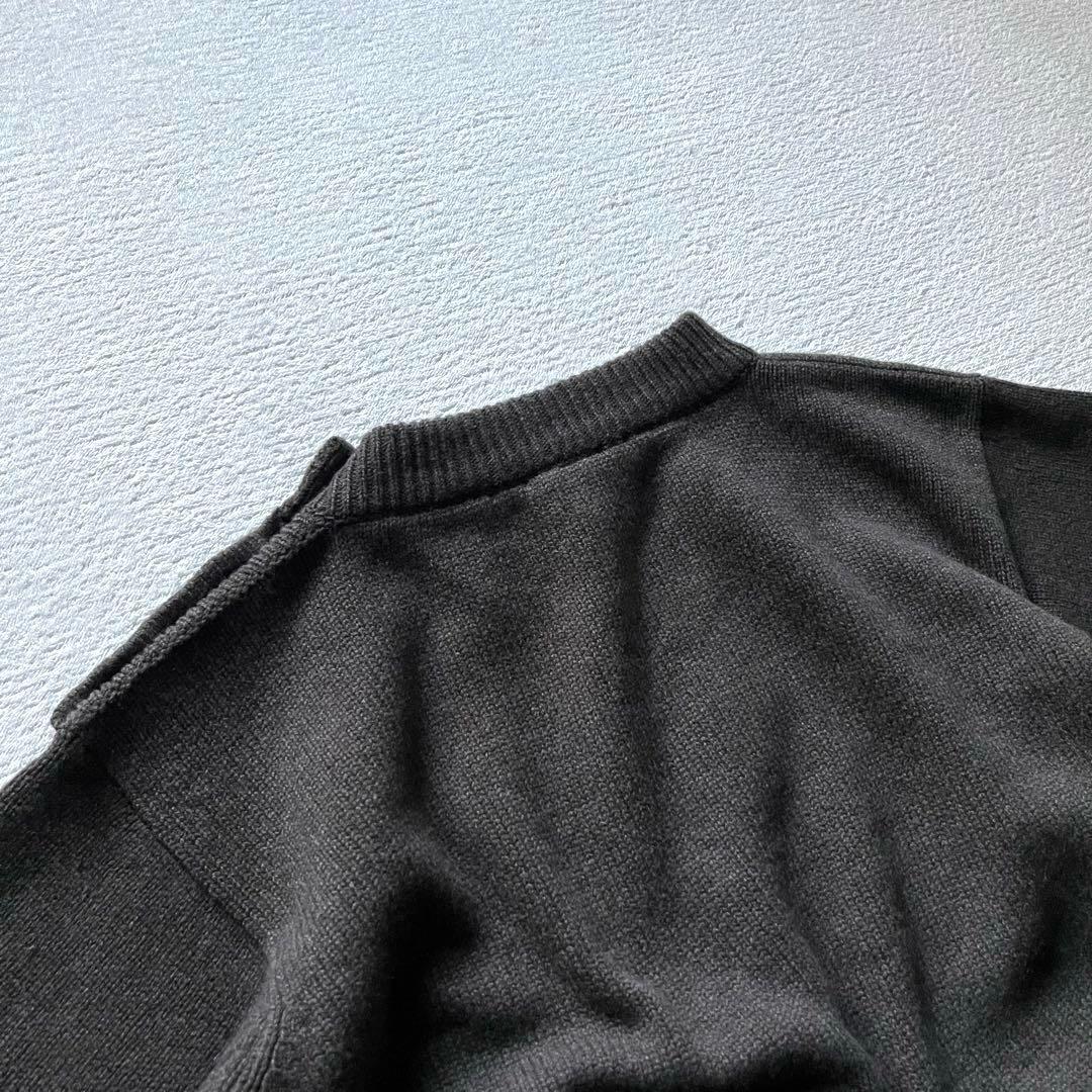 美品 マーガレットハウエル ショルダーボタン カシミヤニット M 定価6.4万