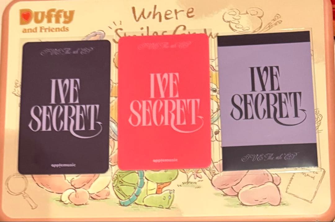 ive secret ガウル　apple music特典トレカ