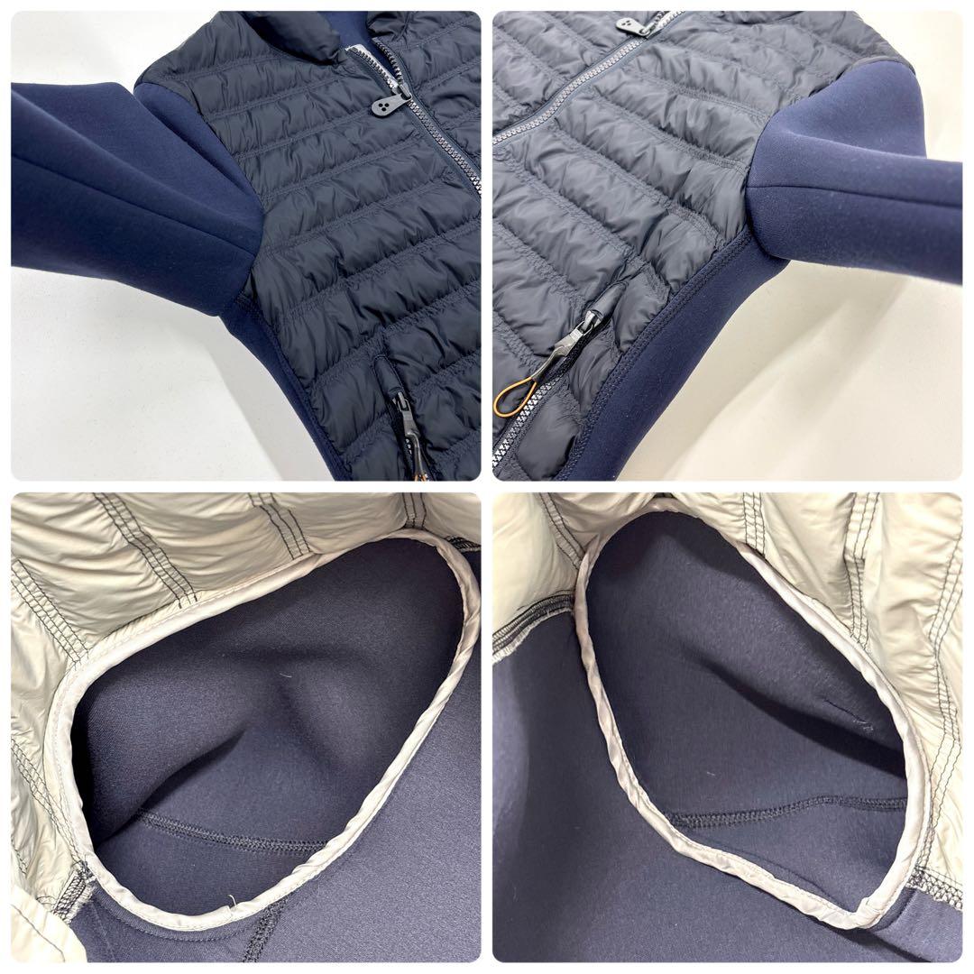 PEUTEREY 異素材切替 ハイブリッドダウンジャケット ダウン90% メンズ