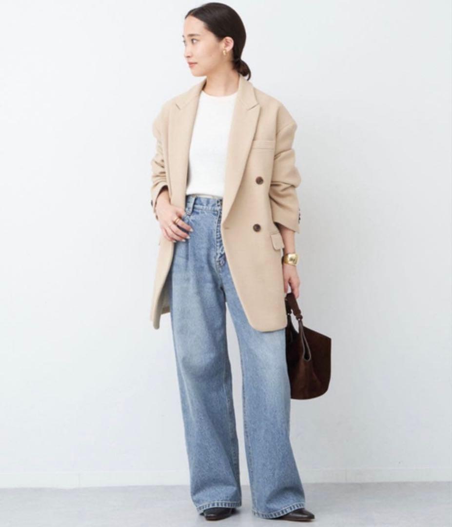 【定価3万】ドゥーズィエムクラス　タックバギーデニム38サイズ　2023年