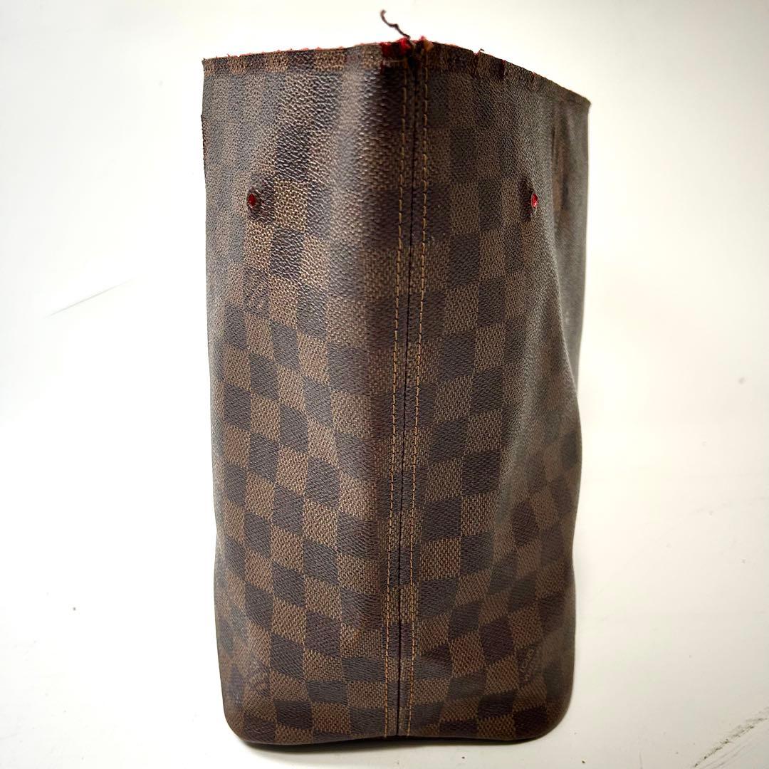 ルイヴィトン　ダミエ　ネヴゥーフル　ハンドバッグ　取手破損　ジャンク