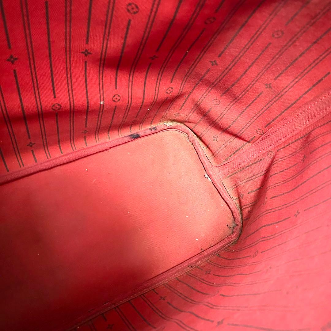 ルイヴィトン　ダミエ　ネヴゥーフル　ハンドバッグ　取手破損　ジャンク