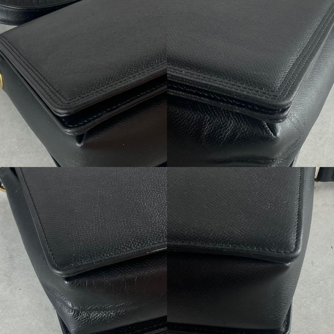 【極美品】ヴァレンティノガラバーニ メッセンジャーバッグ ショルダー ロゴ 黒