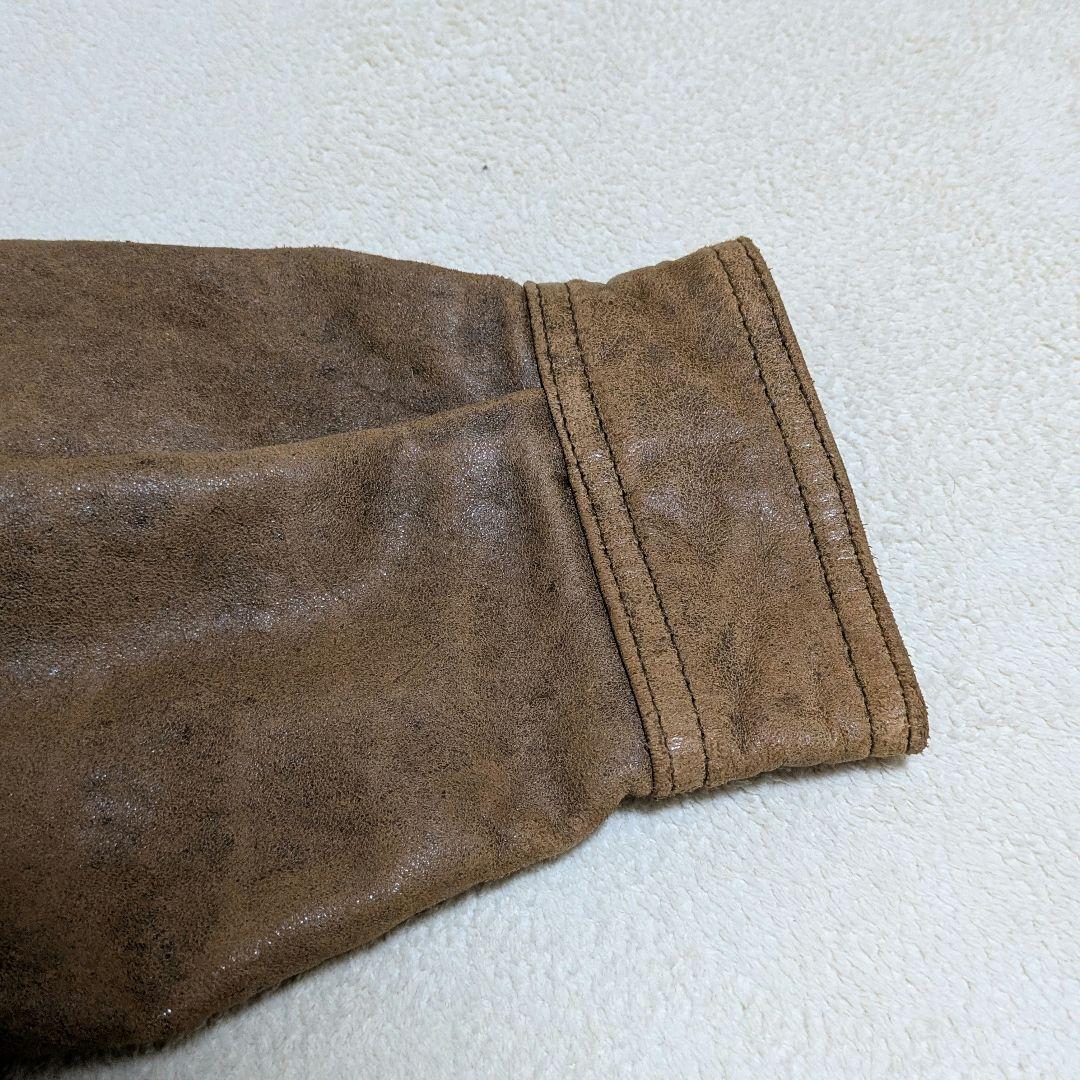 【最終価格】UNIQLO オールドユニクロ　本革　レザージャケット　羊革