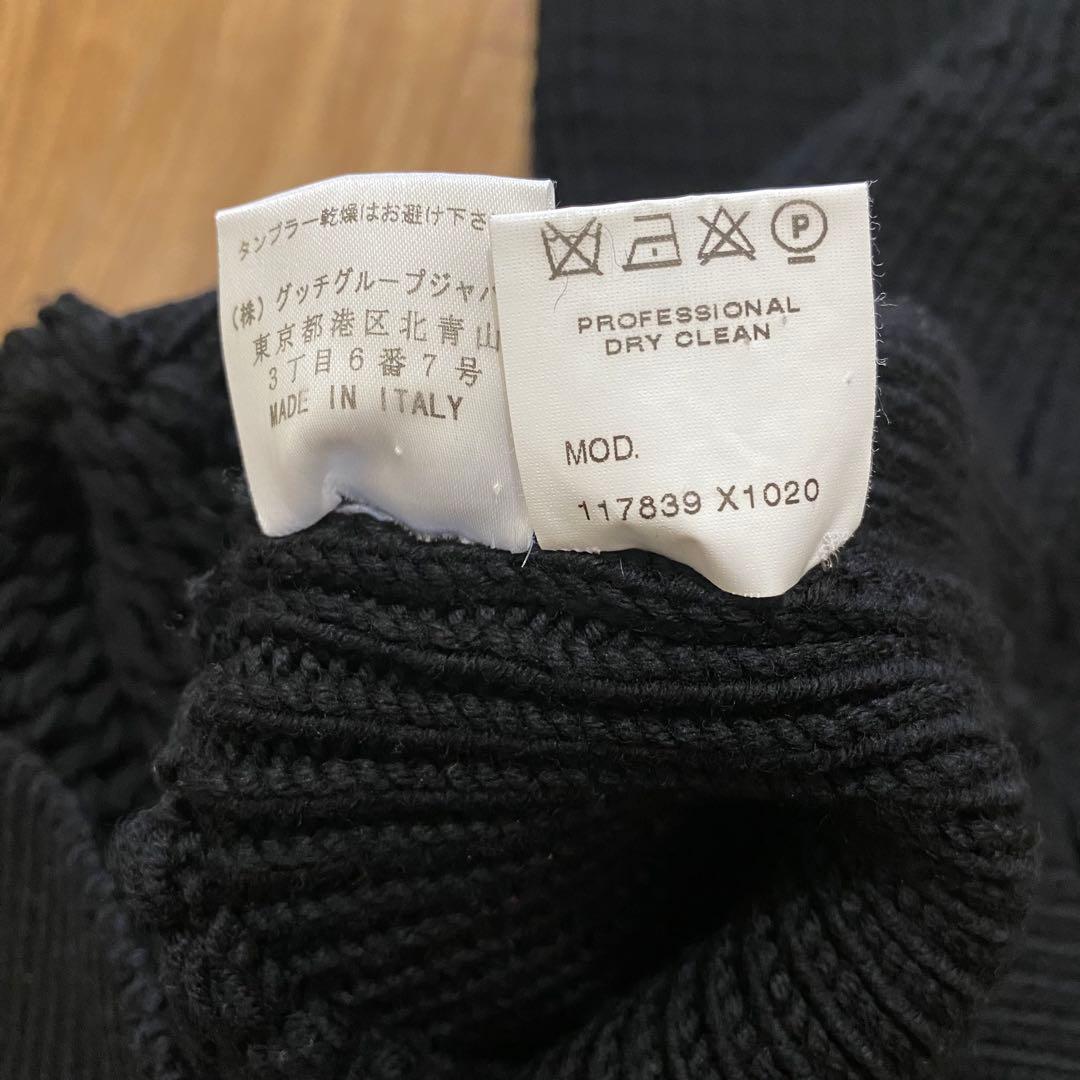 00s GUCCI TOM FORD期 ローゲージニットブラック