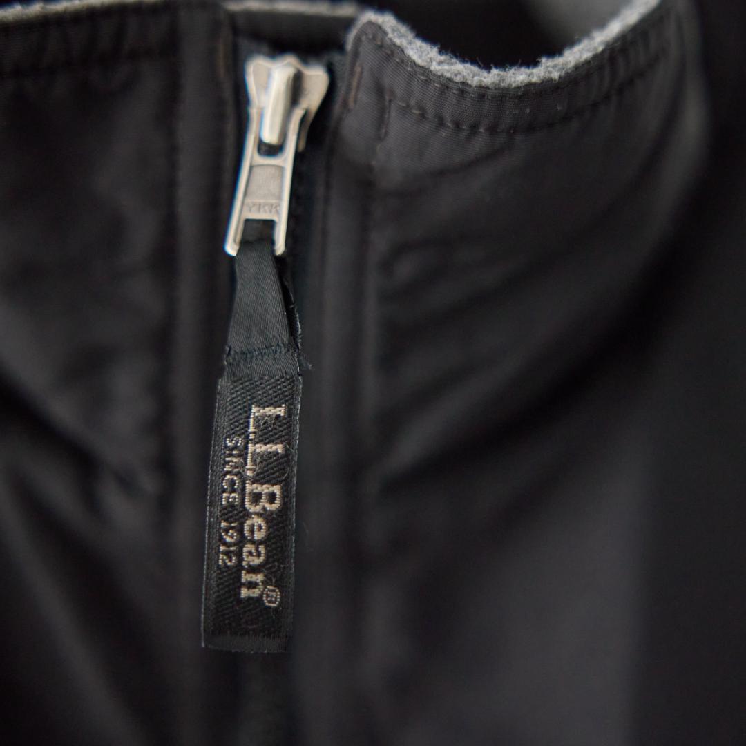 激レア胸刺繍なし L.L.Bean ウォームアップジャケット ブラック L