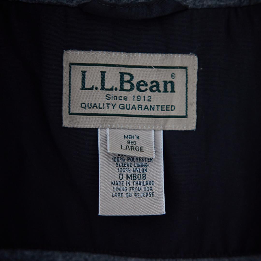 激レア胸刺繍なし L.L.Bean ウォームアップジャケット ブラック L