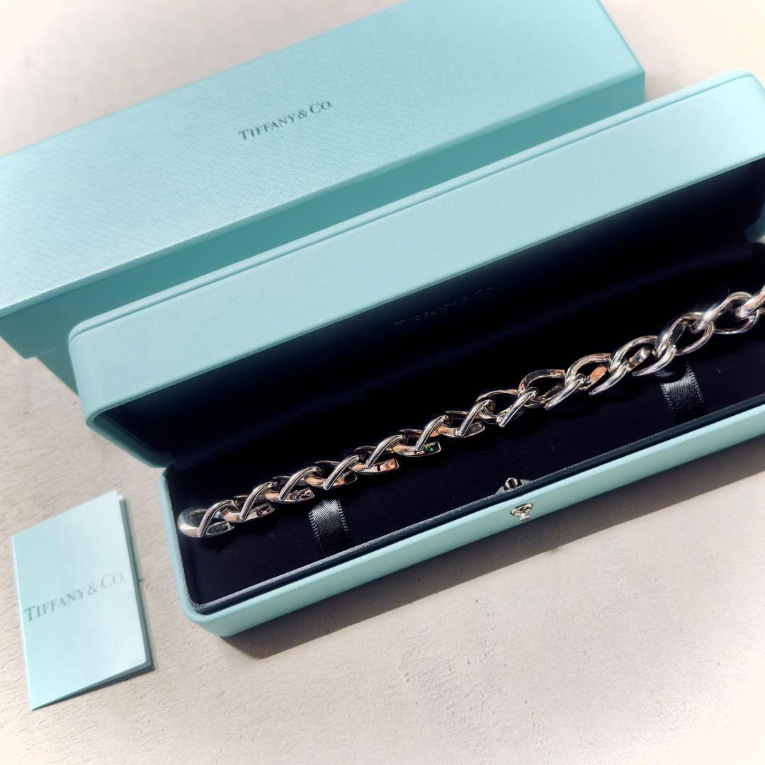 T&Co. ティファニー ブレスレット FORGE フォージ ラージリンク Ag