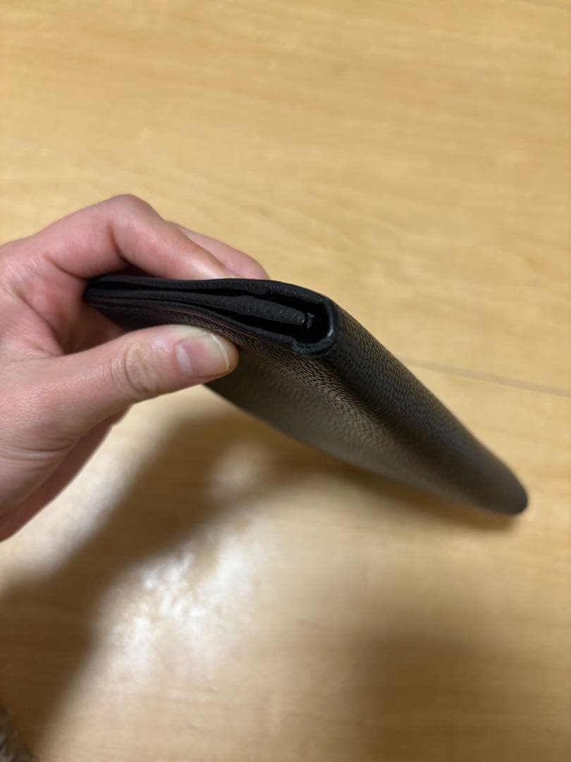 レザー ブラック 長財布