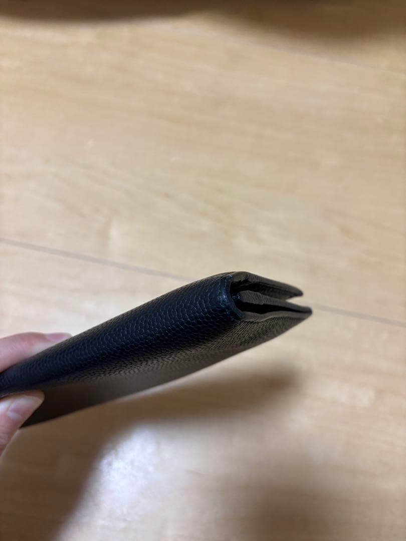 レザー ブラック 長財布
