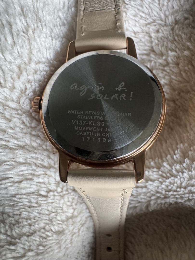 美品✨アニエスべーagnès b. ソーラーレディース 腕時計 箱あり