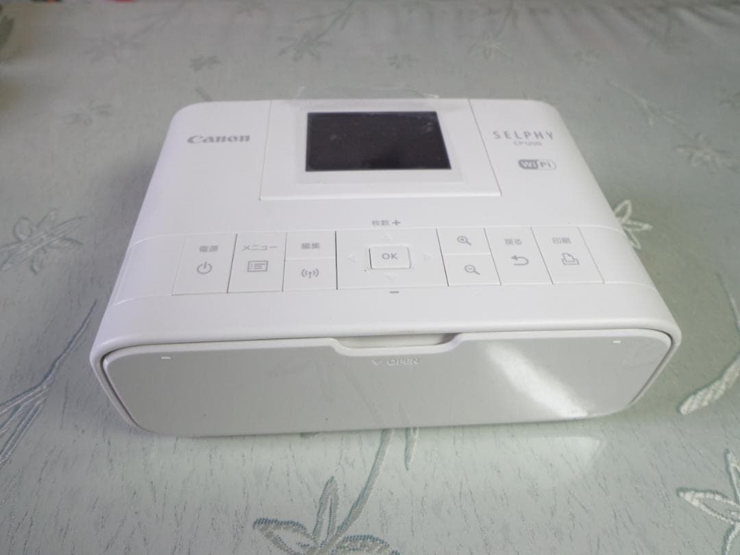 【ほぼ新品】Canon SELPHY CP1200 ホワイト 写真プリンター