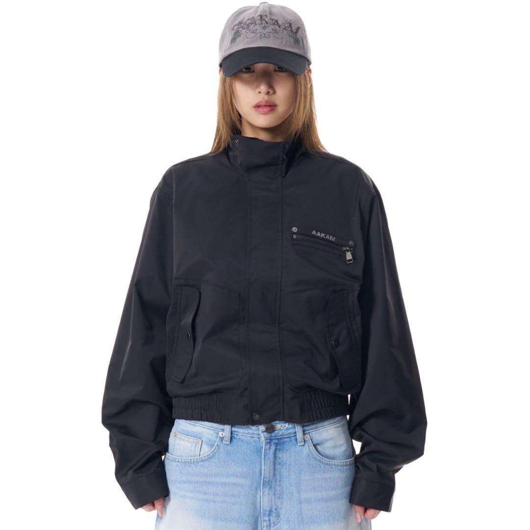 AAKAM High-Neck Button Jacket サイズ1