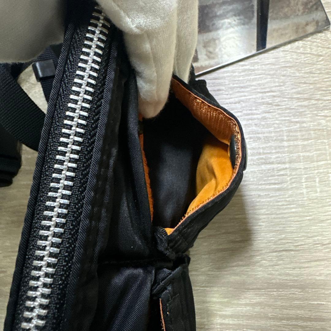 PORTER ポーター　タンカー　ウエストバッグ　ボディバッグ　ブラック
