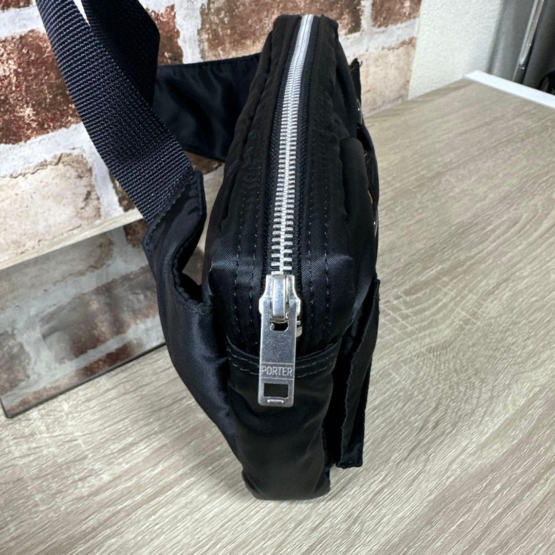 PORTER ポーター　タンカー　ウエストバッグ　ボディバッグ　ブラック