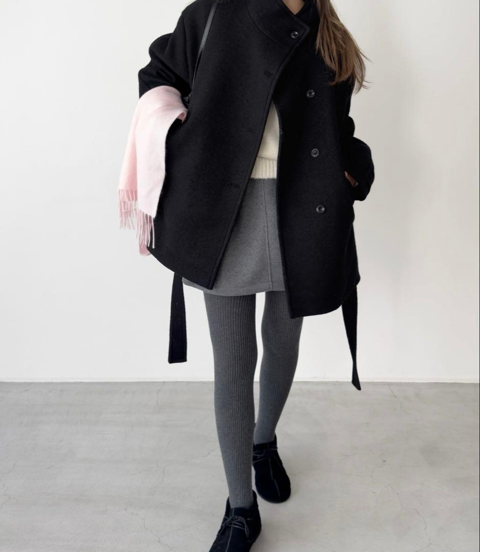 diggity　スタンドカラーオーバーコート