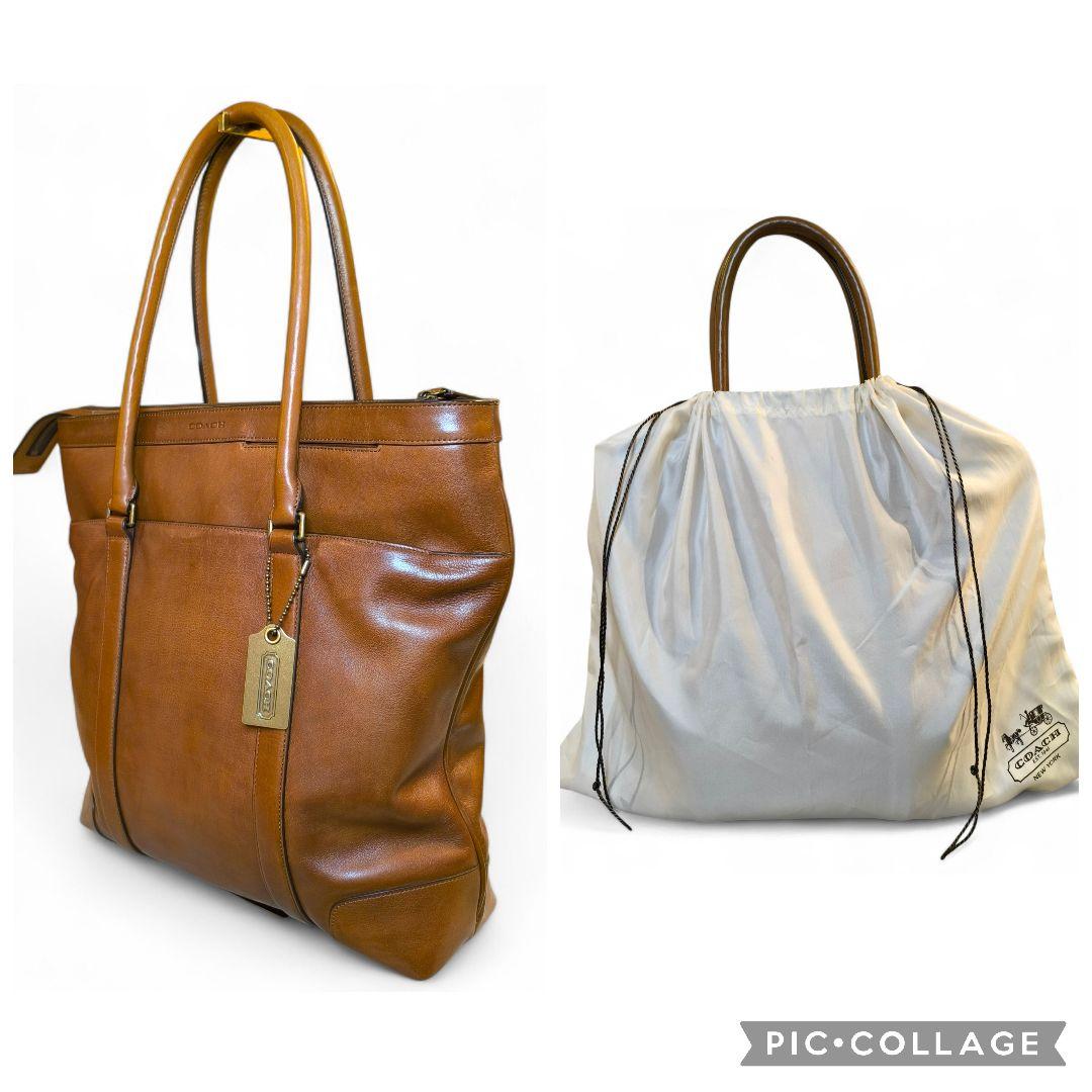 美品✨COACH ブラウンレザー 2way ブリーカー トートバッグ コーチ