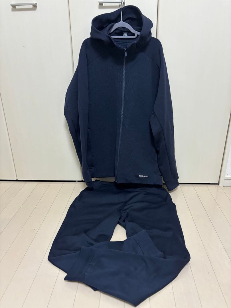 デサント move sport ネイビー ジャージ上下セット