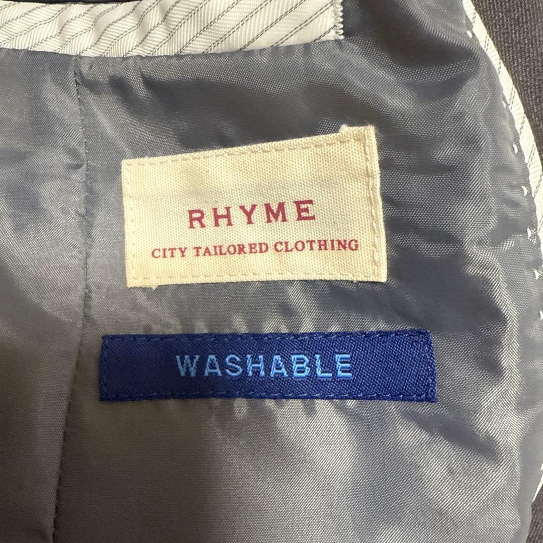 美品　オリヒカ　セットアップ　スーツ　ビジネス　グレー　ダブルブレスト　S