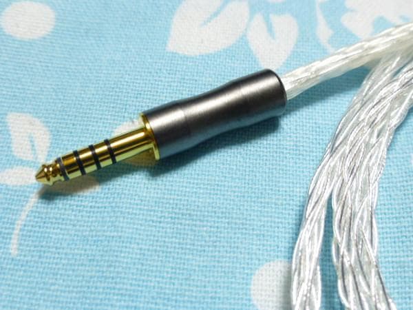 MMCX 銀メッキOFC 16芯 4.4mm5極 ブレイド編み トープラ販売