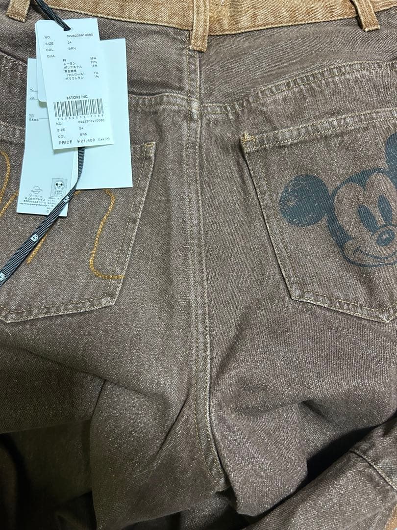 MICKEY DESIGN DENIM PANTS（24インチ）