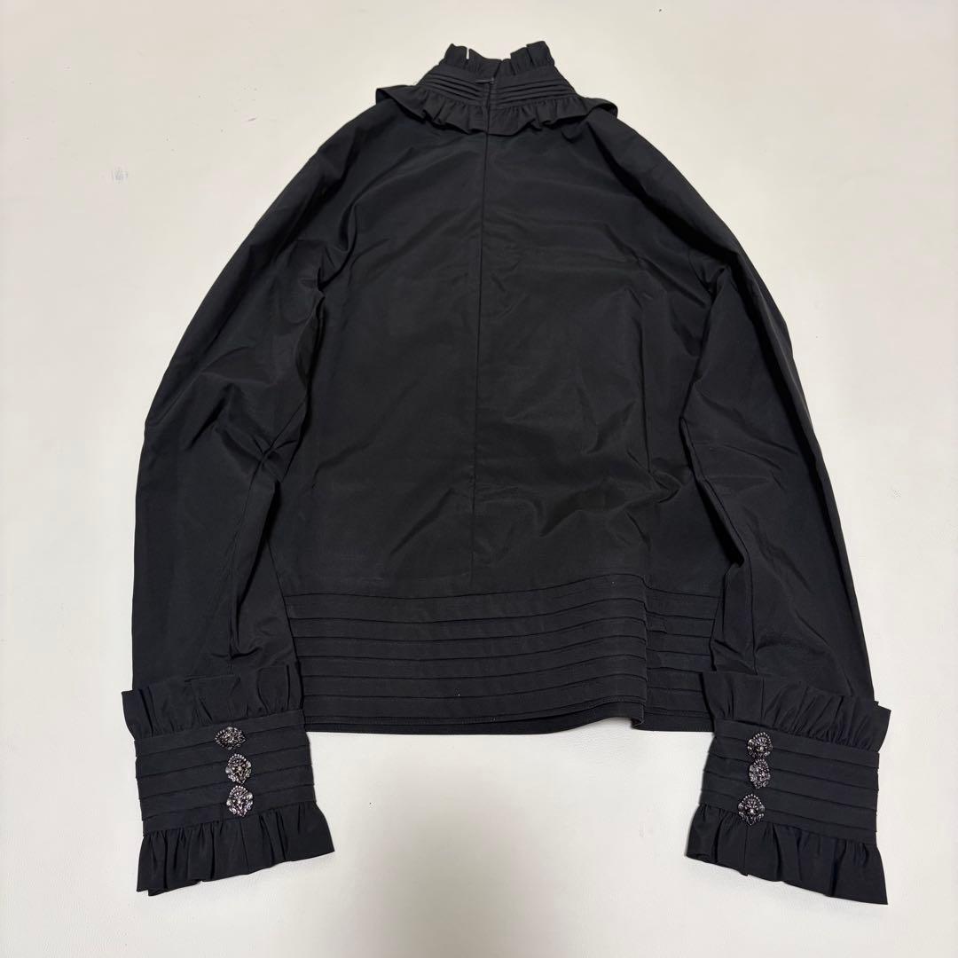 vaqutaux voyage ヴァクトーヴォヤージュ ロココフリルブラウス　黒