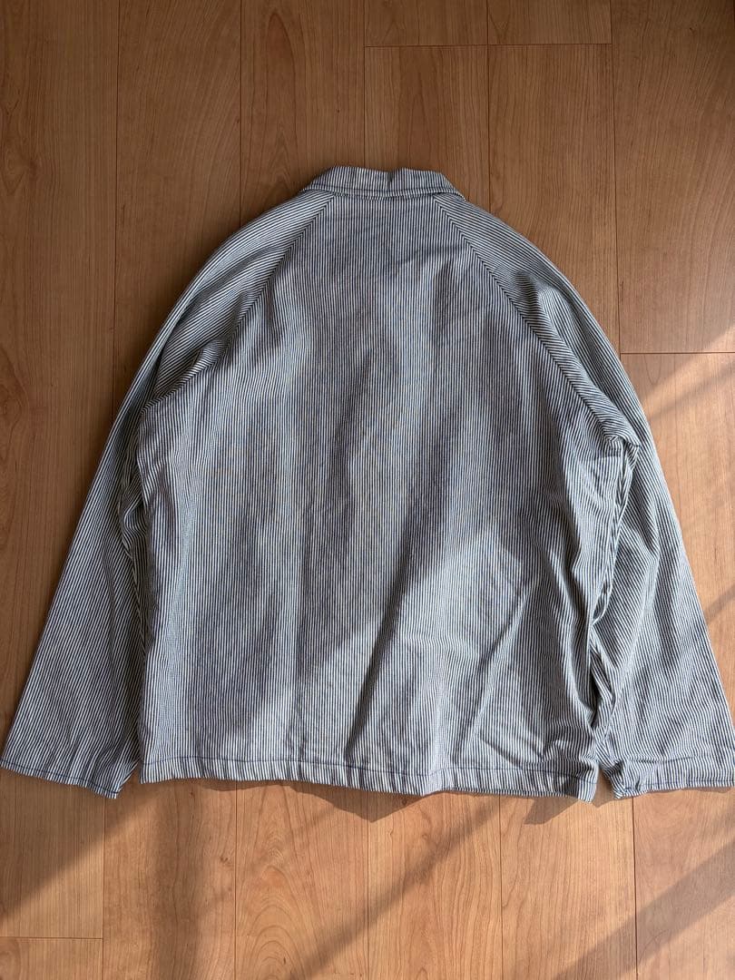 80s ヒッコリーストライプ コットンコーチジャケット USA製