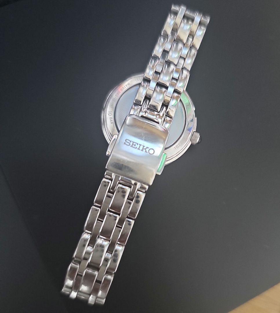 SEIKO SWCW007 ブルーシェル　ダイヤ入り　ソーラー電波