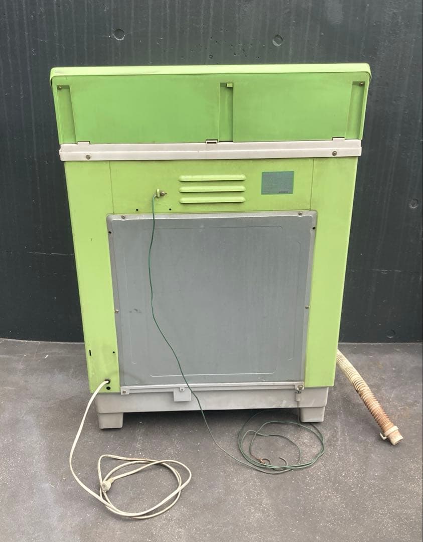 三菱　二層式洗濯機　千曲　CW-621G　緑　グリーン　動作確認済み　昭和レトロ