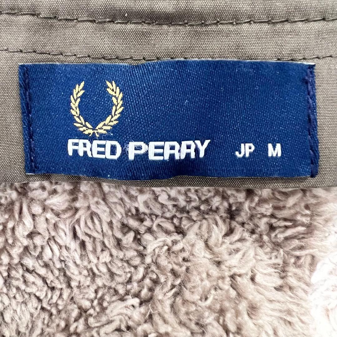 『FRED PERRY』 モッズコート　ライナー付き　ボア　2way カーキ　M