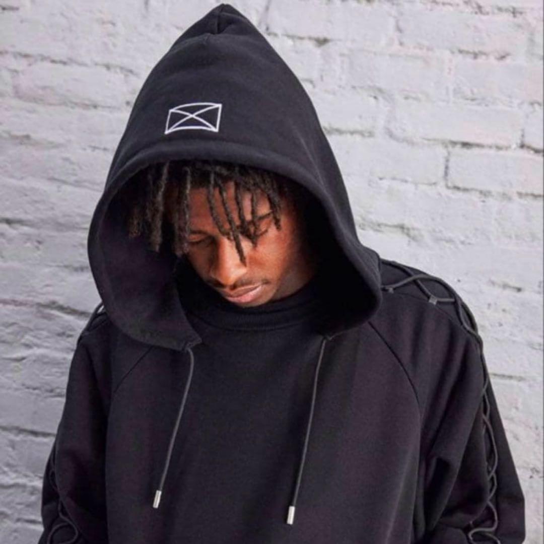 MLVINCE OVERSIZED DRESS SLEEVE HOODY 黒