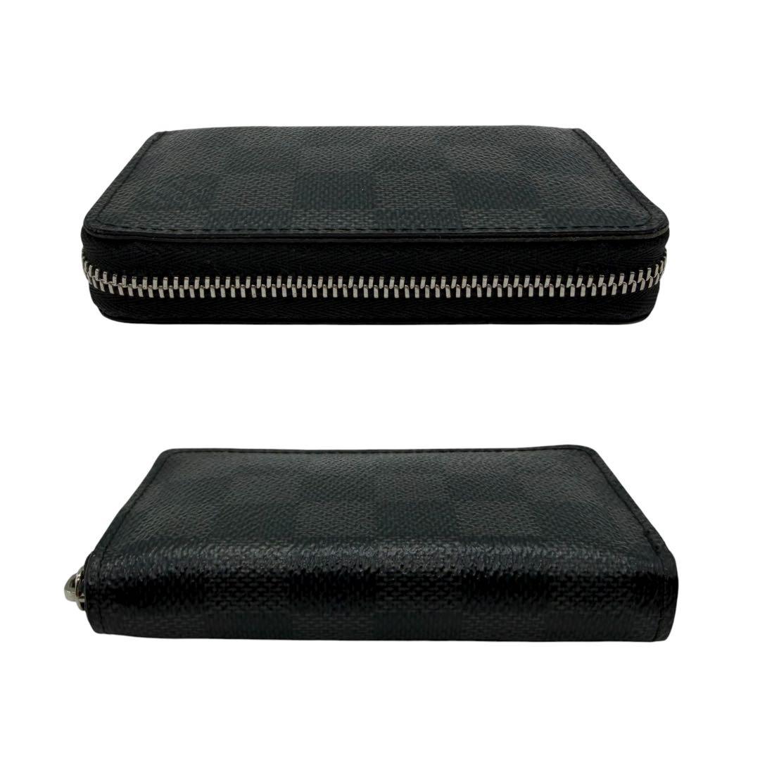 ☆未使用品級☆ ルイヴィトン　パース　ラウンドファスナー　ダミエ　ブラック