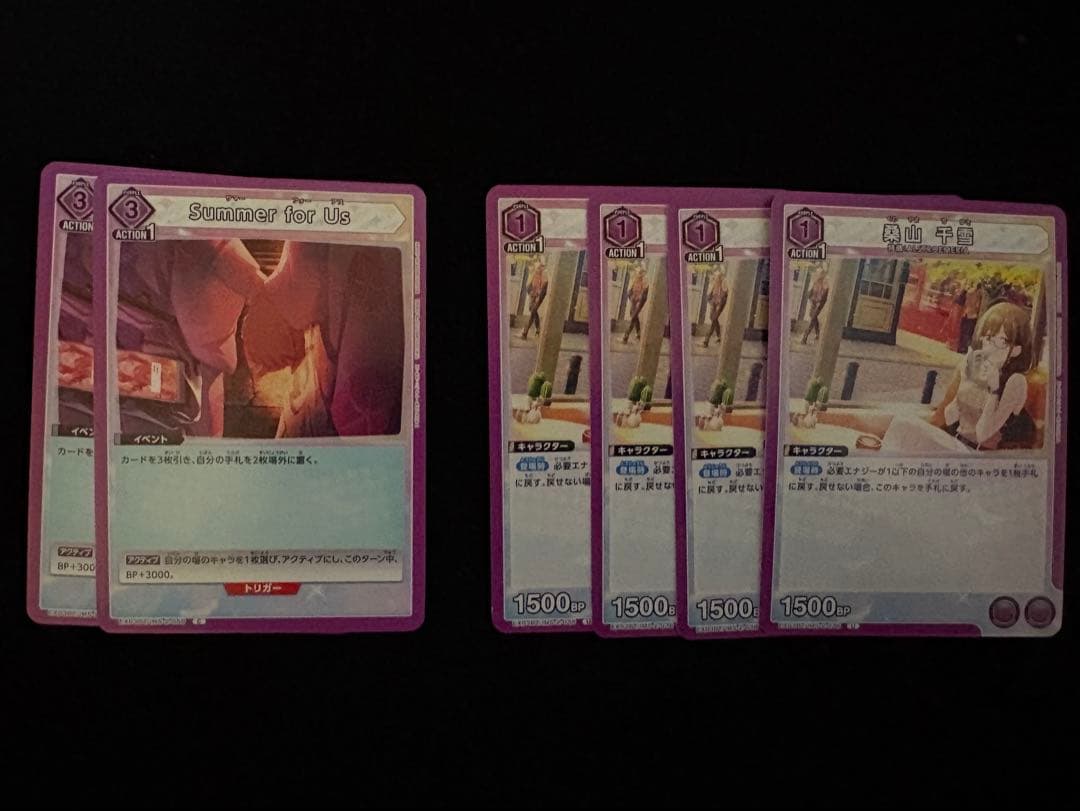 UNION ARENA　シャニマス　紫アルストロメリア　デッキ