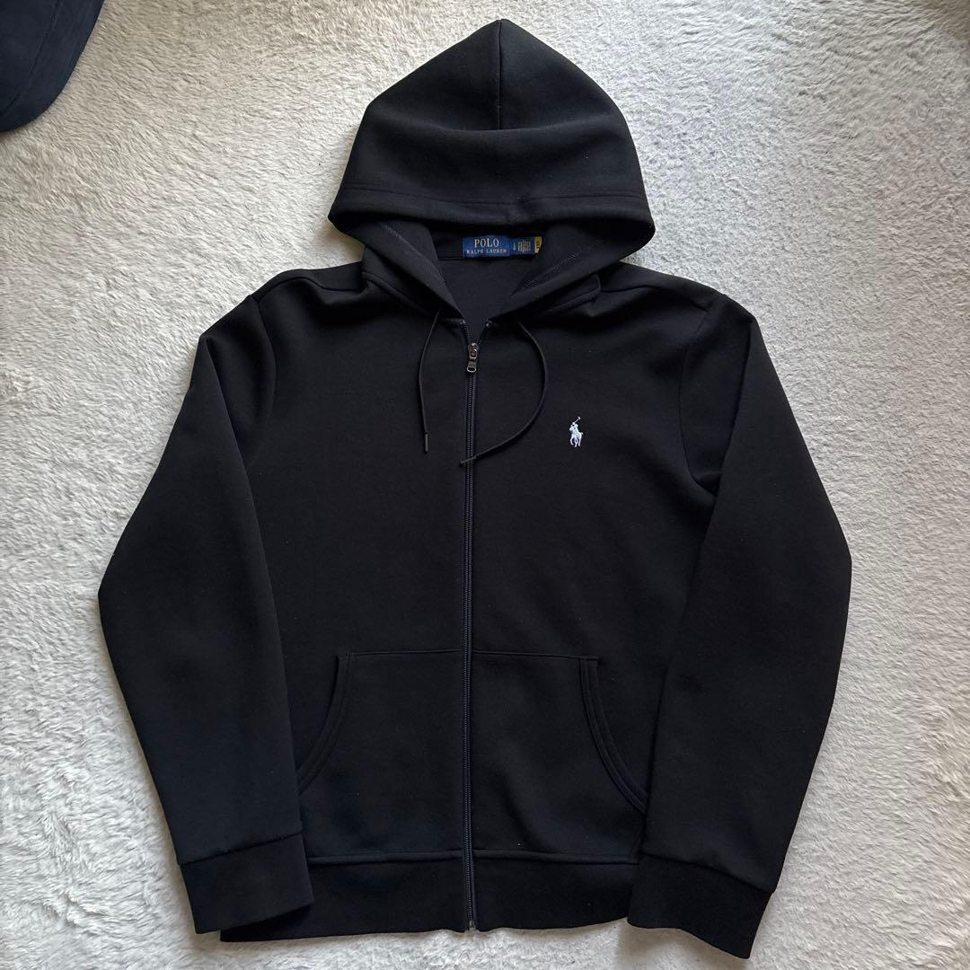 ポロ・ラルフローレン フルジップ フーディ　パーカー　ブラック