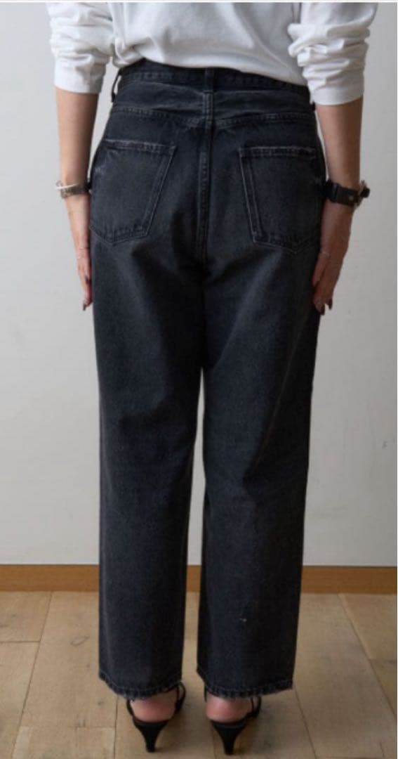 【美品】RED CARD/レッドカード　JAZZ　ルーズテーパードデニム 25