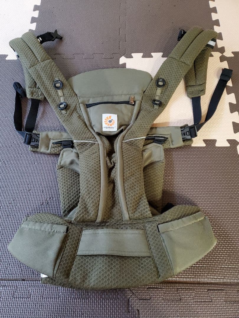 エルゴ　オリーブグリーン 抱っこ紐 メッシュ素材