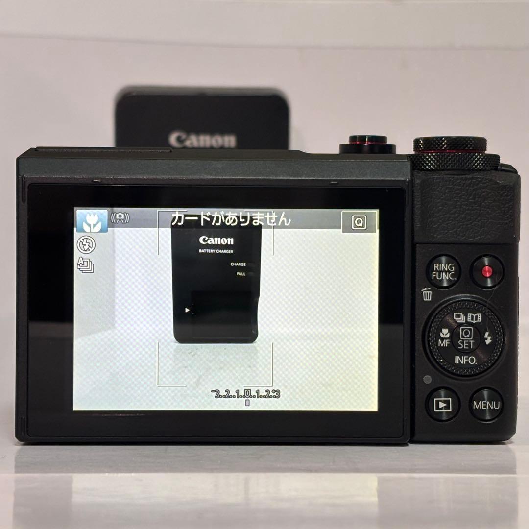 美品 Canon PowerShot G7X Mark II ブラック
