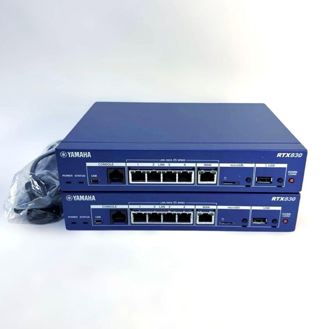 YAMAHA RTX830 ギガアクセス VPN ルーター 動作品m7-2