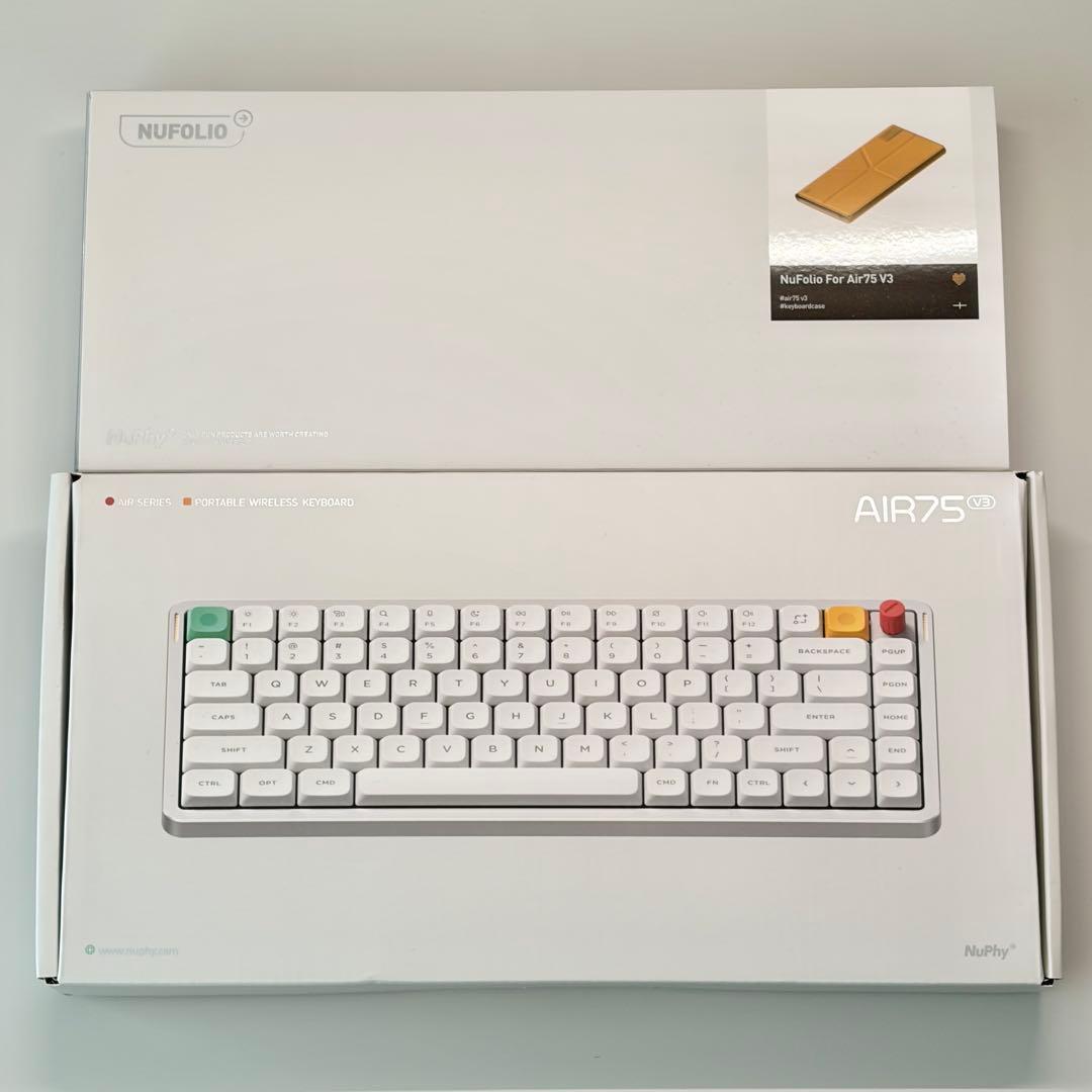 Nuphy Air V3 + NuFolio 赤軸