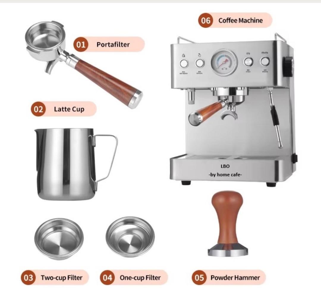 【再値下げ】エスプレッソマシン デュアルポンプデュアルボイラーエスプレッソマシン