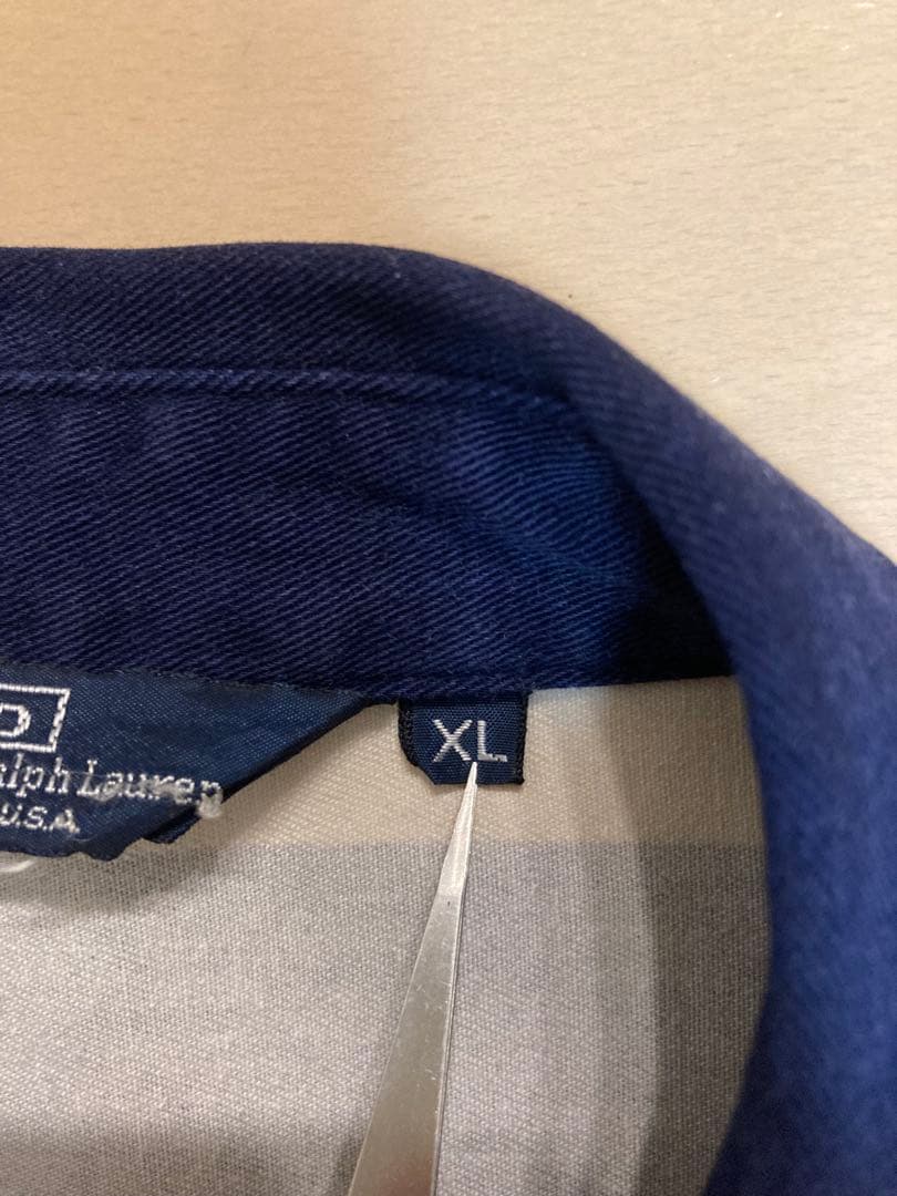 希少　80's USA製　ラルフローレン　スウィングトップ　ボーダー柄　XL