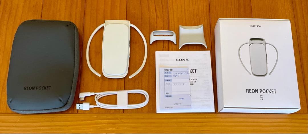 ソニー（SONY）　REON POCKET5　純正ケース付　中古